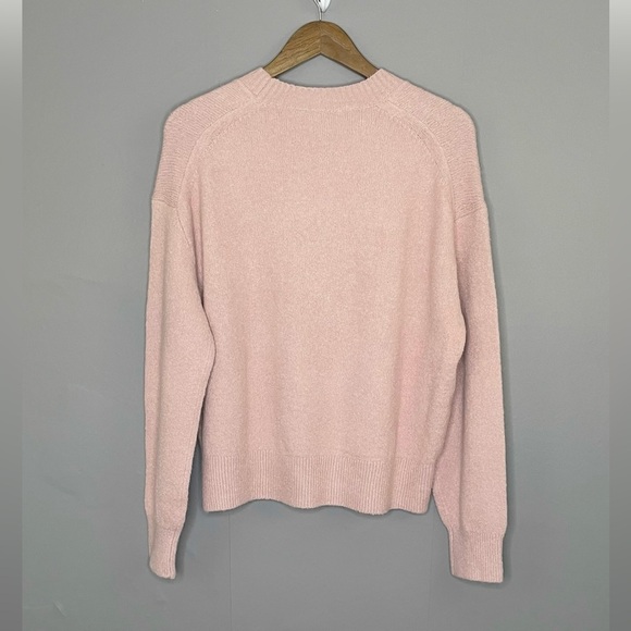 Everlane The Coccoon Crew Sweater In Plush Cotton Wool Alpaca Pink NWT - Picture 3 of 14